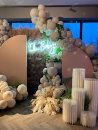 CURVE BACKDROP WITH FLORAL DECOR game activity rent in Jorhat